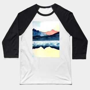 Mountains are calling watercolor Baseball T-Shirt